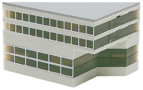 Herpa 519632 - Airport Building - Wing, Low