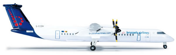 Herpa 523301 - Bombardier Q400 (30.50) Brussels Airlines