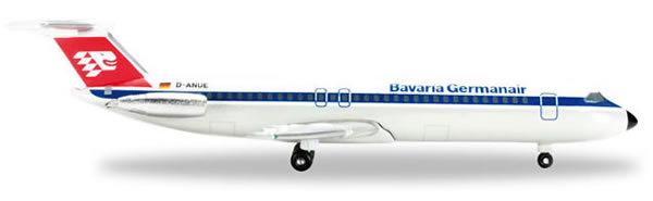 Herpa 524179 - Bac 1-11-500 Extra Shop Germanair Bavaria