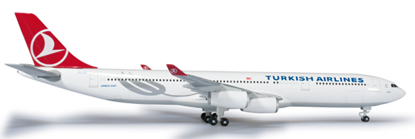 Herpa 524360 - Airbus 340-300 (46.95) Turkish Airlines