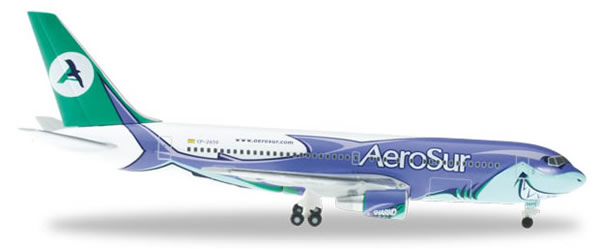 Herpa 524643 - Boeing 767-200 Extra Shop Aerosur, Sharko