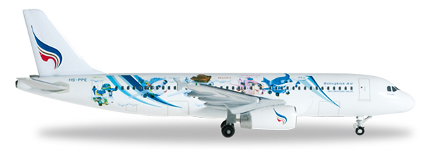 Herpa 526524 - Airbus 320 Bangkok Airways - Mascots