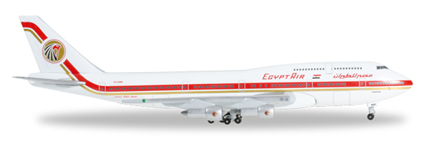 Herpa 527200 - Boeing 747-300m Extra Shop Egypt Air, Cleopatra