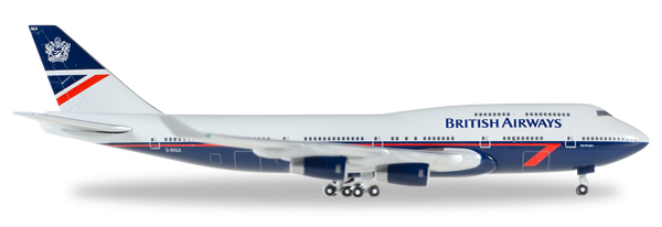 Herpa 528030 - Boeing 747-400 British Airways - Landor