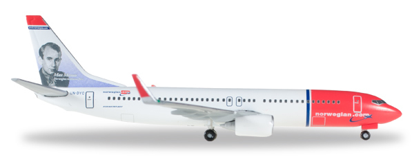 Herpa 529280 - Boeing 737-800 -001 Norwegian Air Shuttle