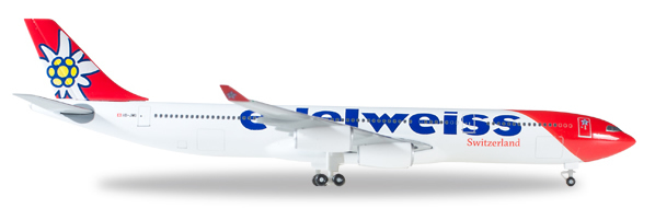 Herpa 529495 - Airbus 340-300 Edelweiss