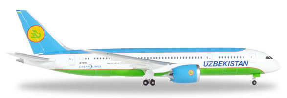 Herpa 530040 - Boeing 787-8 Uzbekistan Airways