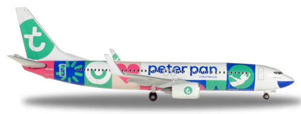 Herpa 531450 - Boeing 737-800 Transavia, Peter Pan Holiday Club