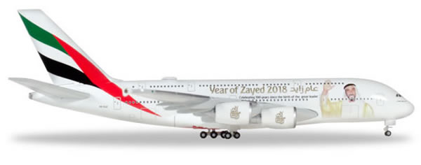 Herpa 531535 - Airbus 380 Emirates, Year Of Zayed