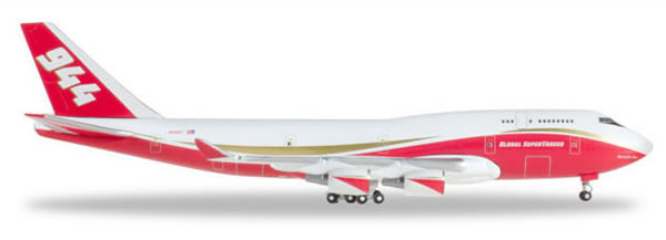 Herpa 531955 - Boeing 747-400 Supertanker Global Supertanker Ser...