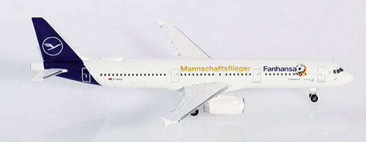 Herpa 531979 - Airbus 321 Lufthansa, Fanhansa Team Plane