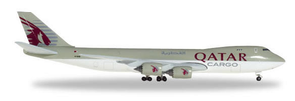 Herpa 531993 - Boeing 747-8f Qatar Airways Cargo