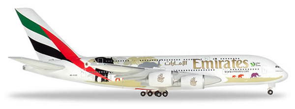 Herpa 532723 - Airbus 380 Emirates, United For Wildlife