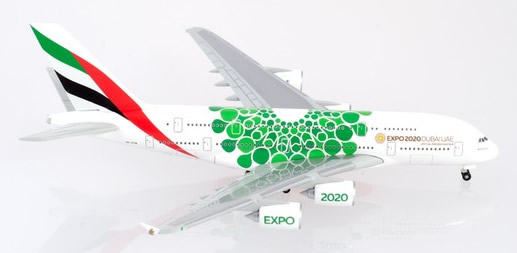Herpa 533522 - Airbus A380 Emirates, Expo 2020 Dubai