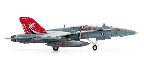 Herpa 554169 - US Navy VFA-131 McDonnell Douglas F/A-18C Hornet Wildcats red