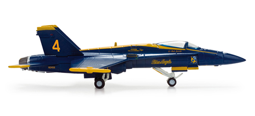 Herpa 554312 - US Navy McDonnell Douglas F/A-18 Hornet Blue Angels - No 4 - Slot