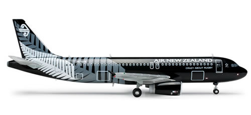 Herpa 554367 - Air New Zealand Airbus A320 Crazy about Rugby