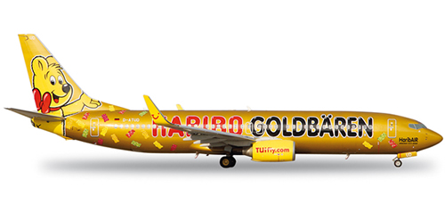 Herpa 554909 - TUIfly Boeing 737-800 HARIBO Goldbären – HaribAir