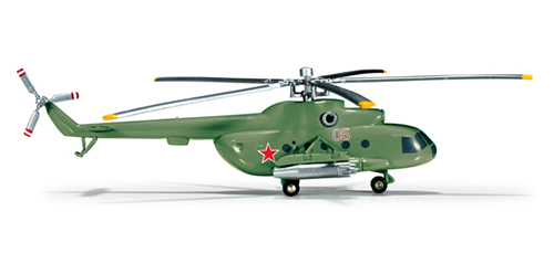 Herpa 554961 - Soviet Air Force Mil Mi-8T, Central Museum of the Air Forces, Moninoi