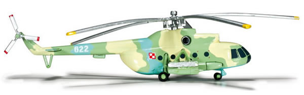 Herpa 555623 - Mil 8T Helicopter (63.50) Polish Army Navigation