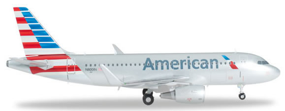 Herpa 556330 - Airbus 319 American