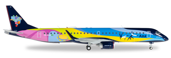 Herpa 557771 - Embraer 195 Azul - Verao Azul