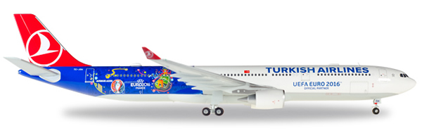 Herpa 558105 - Airbus 330-300 Turkish, E M 2016