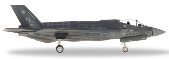 Herpa 558525 - Lockheed Martin F-35a Usaf, Rude Rams