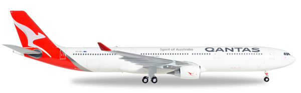 Herpa 558532 - Airbus 330 -300 Qantas, Vh-Qpj