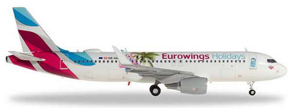 Herpa 559157 - Airbus 320 Eurowings, Holidays