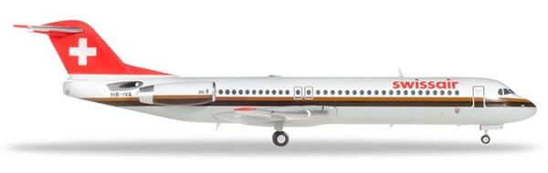 Herpa 559386 - Fokker 100 Swissair
