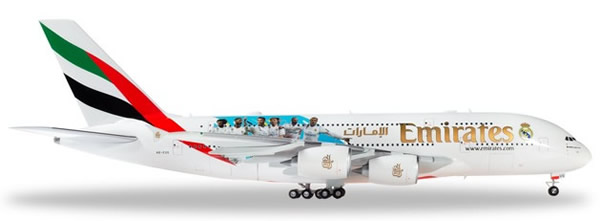Herpa 559508 - Airbus 380 Emirates, real Madrid