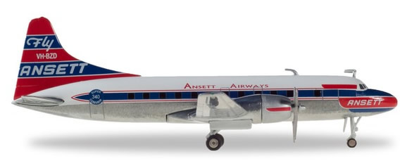 Herpa 559706 - Convair Cv-340 Ansett Airways