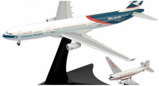 Herpa 562089 - Airbus 330-300 (129.95) And DC-3 Cathay Pacific -...