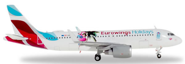 Herpa 562676 - Airbus 320 Eurowings, Holidays