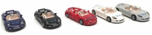 Herpa 64017 - Convertible Roadster Assorted Colors