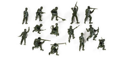 Herpa 741194 - 14 Soldiers 117 US Army
