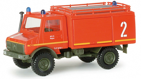 Herpa 741439 - Unimog Fire Truck, Type 1000 WTD 91 (32.25) 785 E...