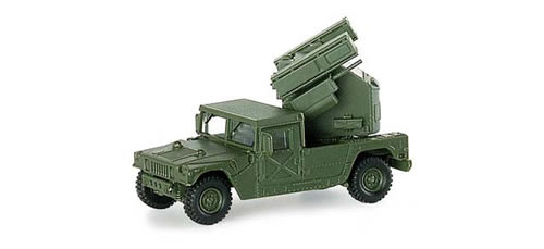 Herpa 741569 - Hummer With Avenger Grenade Launcher 644 US Army
