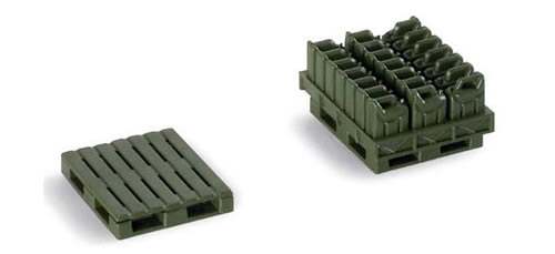 Herpa 742108 - Pallets And Jerry Cans 422 Accessories