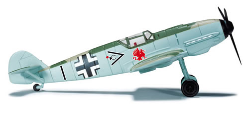 Herpa 744089 - Luftwaffe JG 26, Hptm. Adolf Galland Messerschmitt Bf 109E