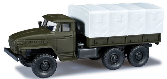 Herpa 744560 - Ural Canvas-Covered Truck
