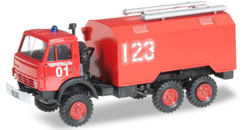 Herpa 744966 - Kamaz 5320 Fire Truck