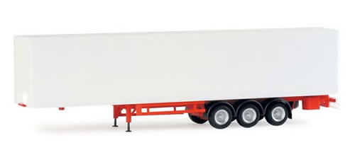 Herpa 76319 - Box trailer w/lateral underride carrier