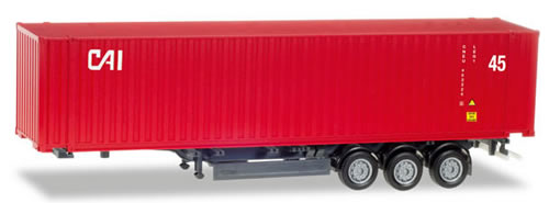 Herpa 76791 - 45 Container Trailer Cai