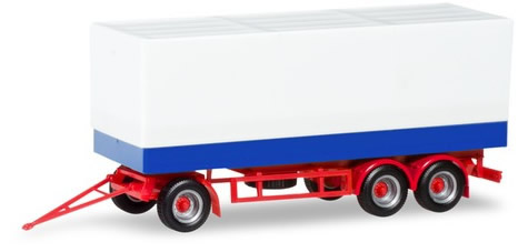 Herpa 76852 - 3 Axle Canvas Covered Trailer