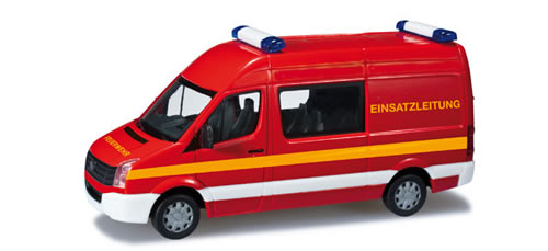 Herpa 90018 - VW Crafter 2011 semi-bus with high roof fire department