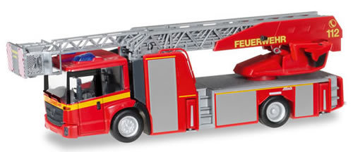 Herpa 92777 - Mercedes Econic Ladder Truck Fire Dept.