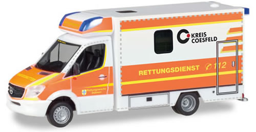 Herpa 93675 - Mercedes Sprinter, Fahrtec Ambulance