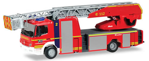 Herpa 93729 - Mercedes Atego Ladder Truck Fire Dept